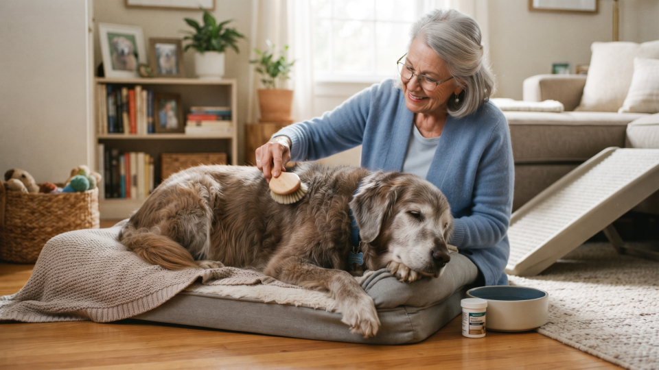 Senior Dog Care: How to Keep Your Older Dog Healthy, Comfortable, and Happy